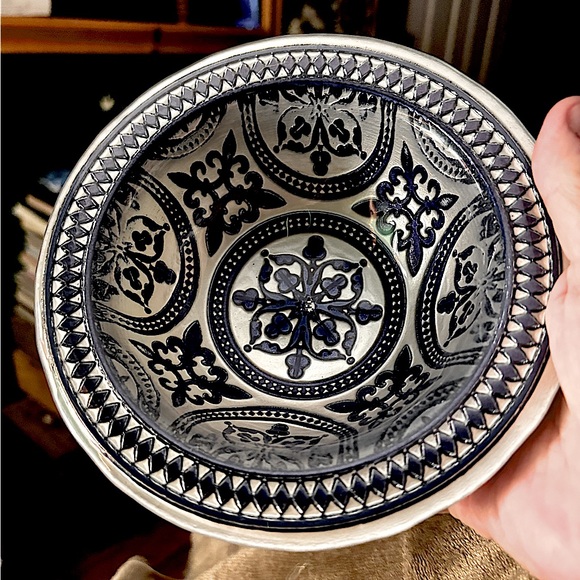 Skal Marrakesh Ceramic Bowl Cobalt Blue Nybro
Nesting Mandala Reverse
Painted. - Picture 2 of 5